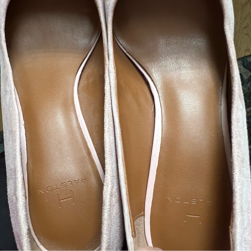 H by Halston Whitney Blush Block Heel Shoes Women’s Size 7 - Picture 12 of 16